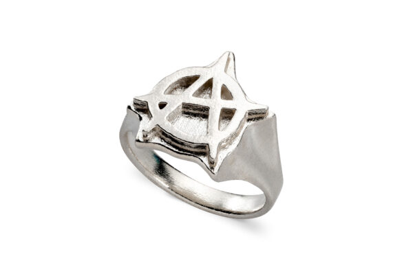 Zilver ring anarchy