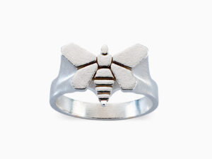 Zilver ring Bee